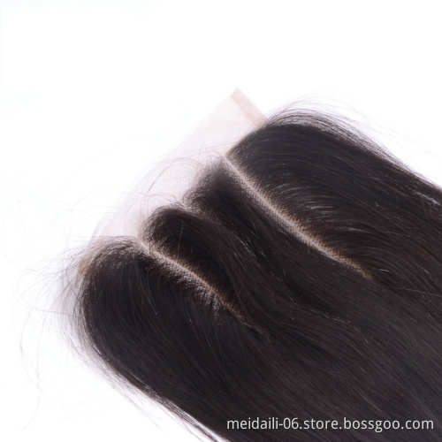 hot sale thin 4x4 brazilian transparent lace human hair closure